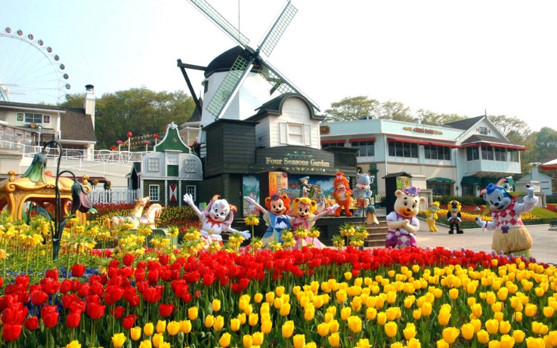 Hàn Quốc 4N4Đ: Seoul – Nami – Tháp Namsan – Công viên Everland